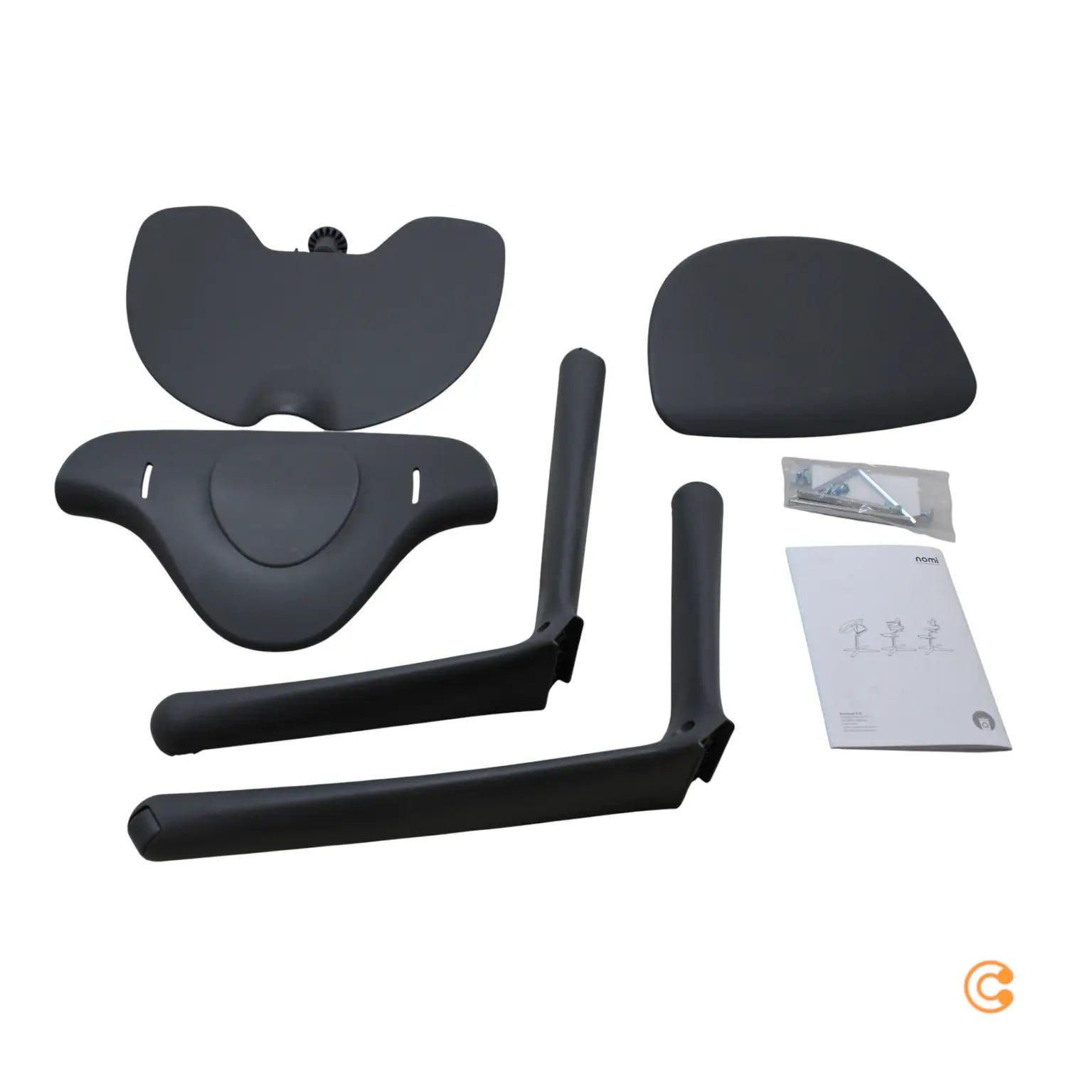 B-Ware Nomi Highchair Kunststoffelemente Hochstuhlzubehör Hochsttuhlzubehör Anthracite - 5712476005490