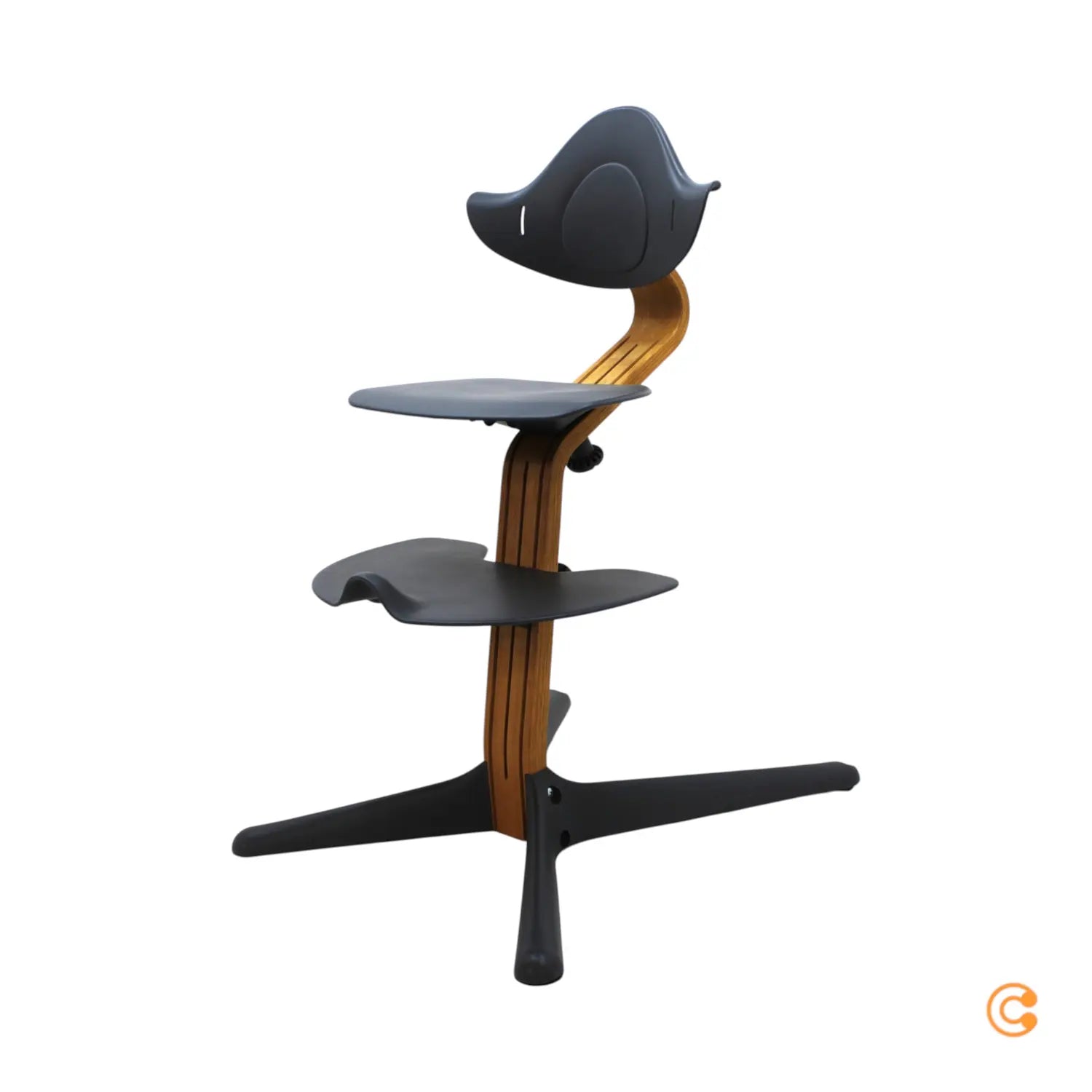B-Ware Stokke Nomi Hochstuhl Kinderstuhl Babystuhl Oak Grey Mitwachsend