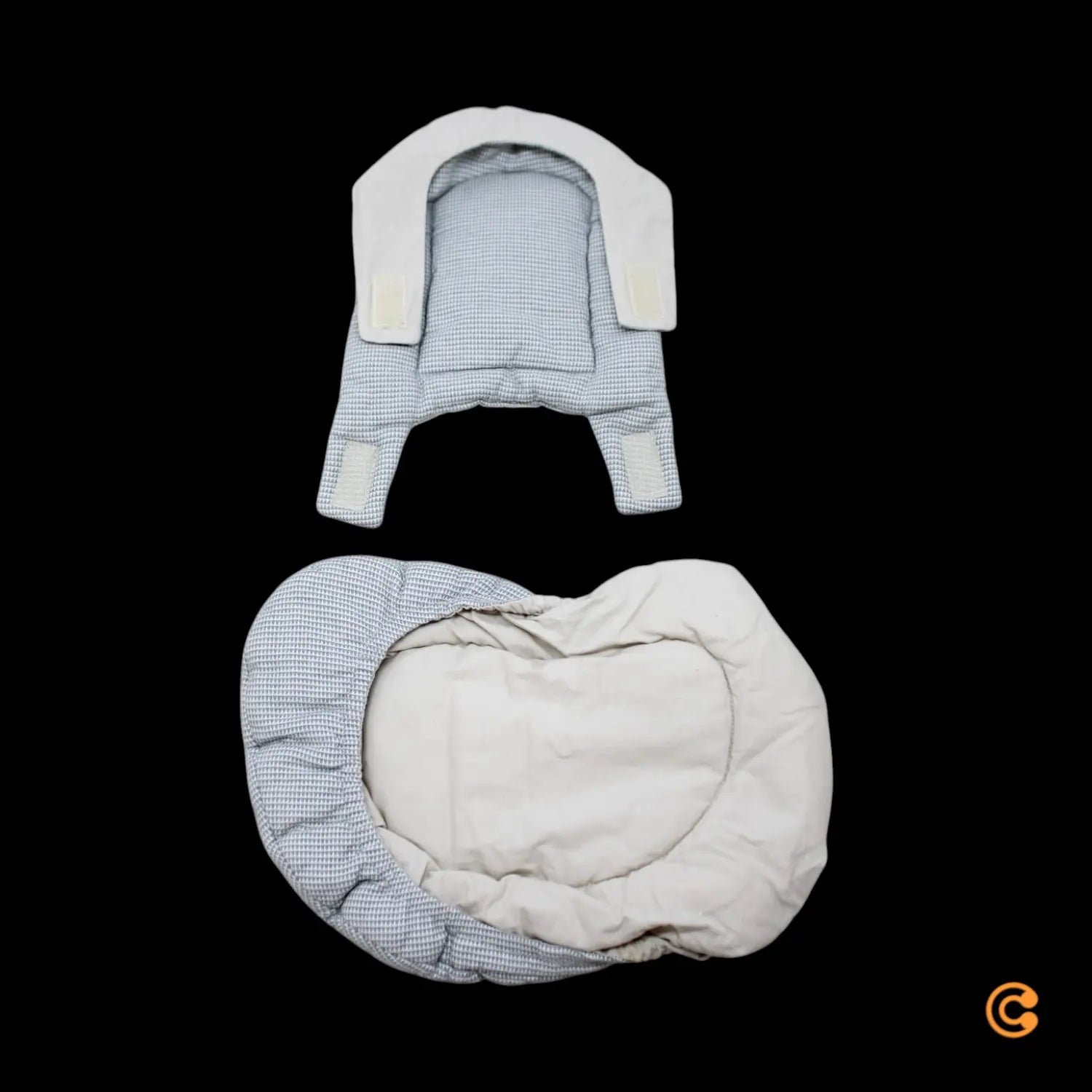 B-Ware Stokke Kissen Polster Hochstuhl Sitzkissen Nomi Wendbar Nordic Grey Sand - 2000587178800