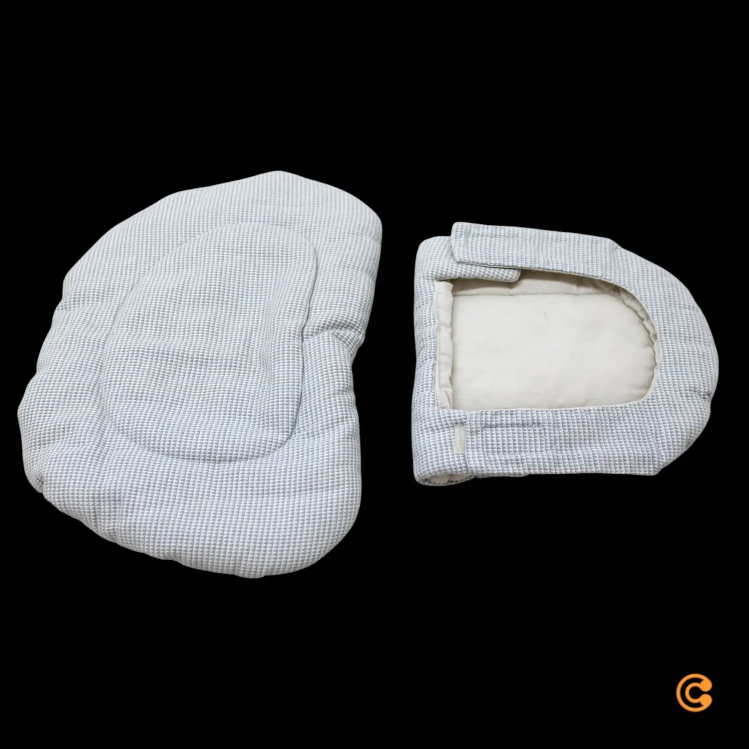 B-Ware Stokke Kissen Polster Hochstuhl Sitzkissen Nomi Wendbar Nordic Grey Sand - 2000587178800