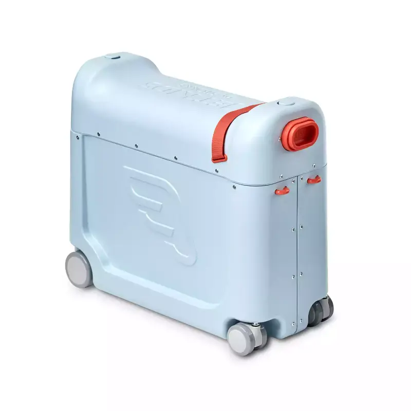 Stokke Bed Box Blue Sky Kinderkoffer Reisekoffer Reisebettchen Koffer Rollkoffer B-Ware - 7040355345015