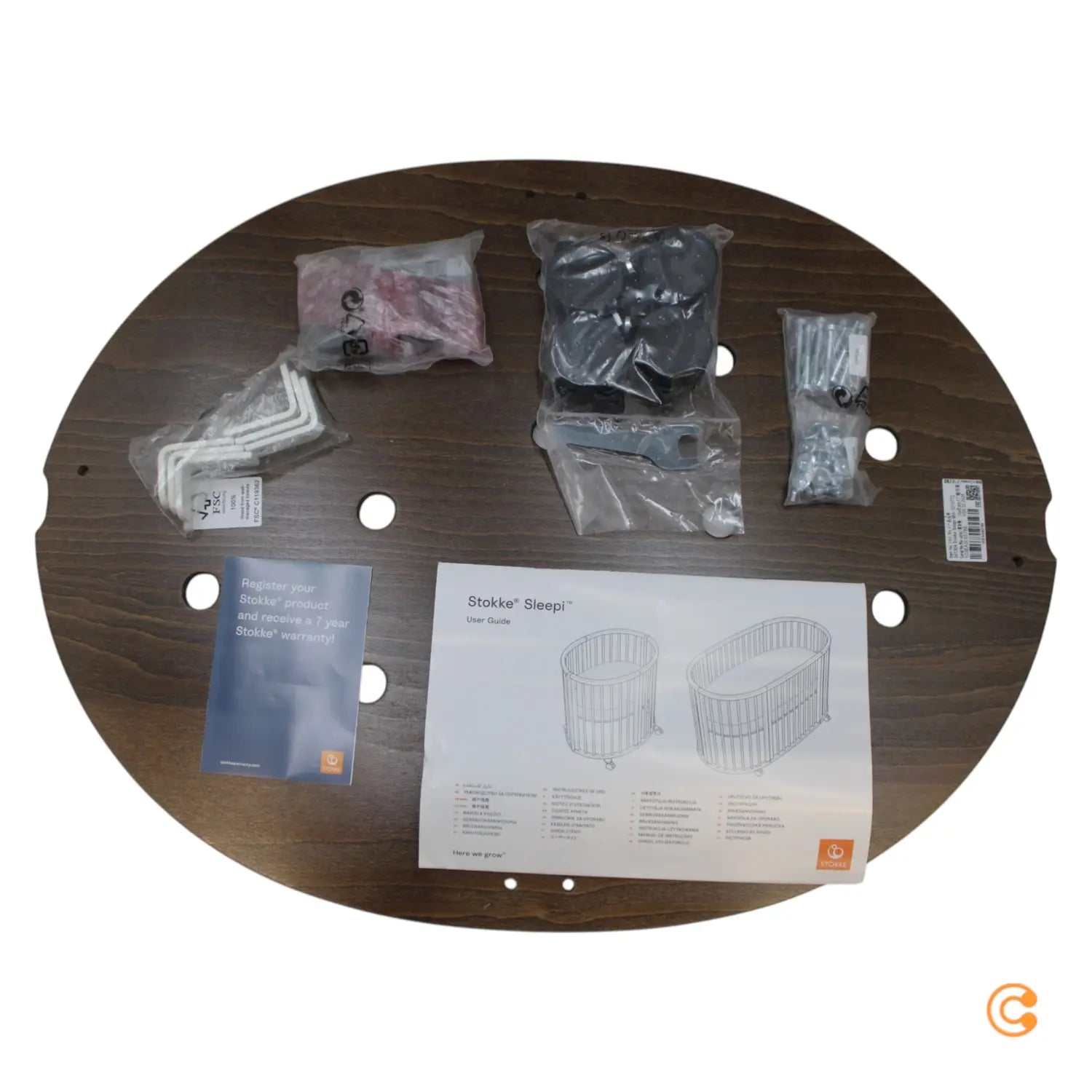 B-Ware Stokke Sleepi Mini V3 Babybett Kinderbett Schlafplatz Holz Warm Siehe Text/Foto - 2000588209800