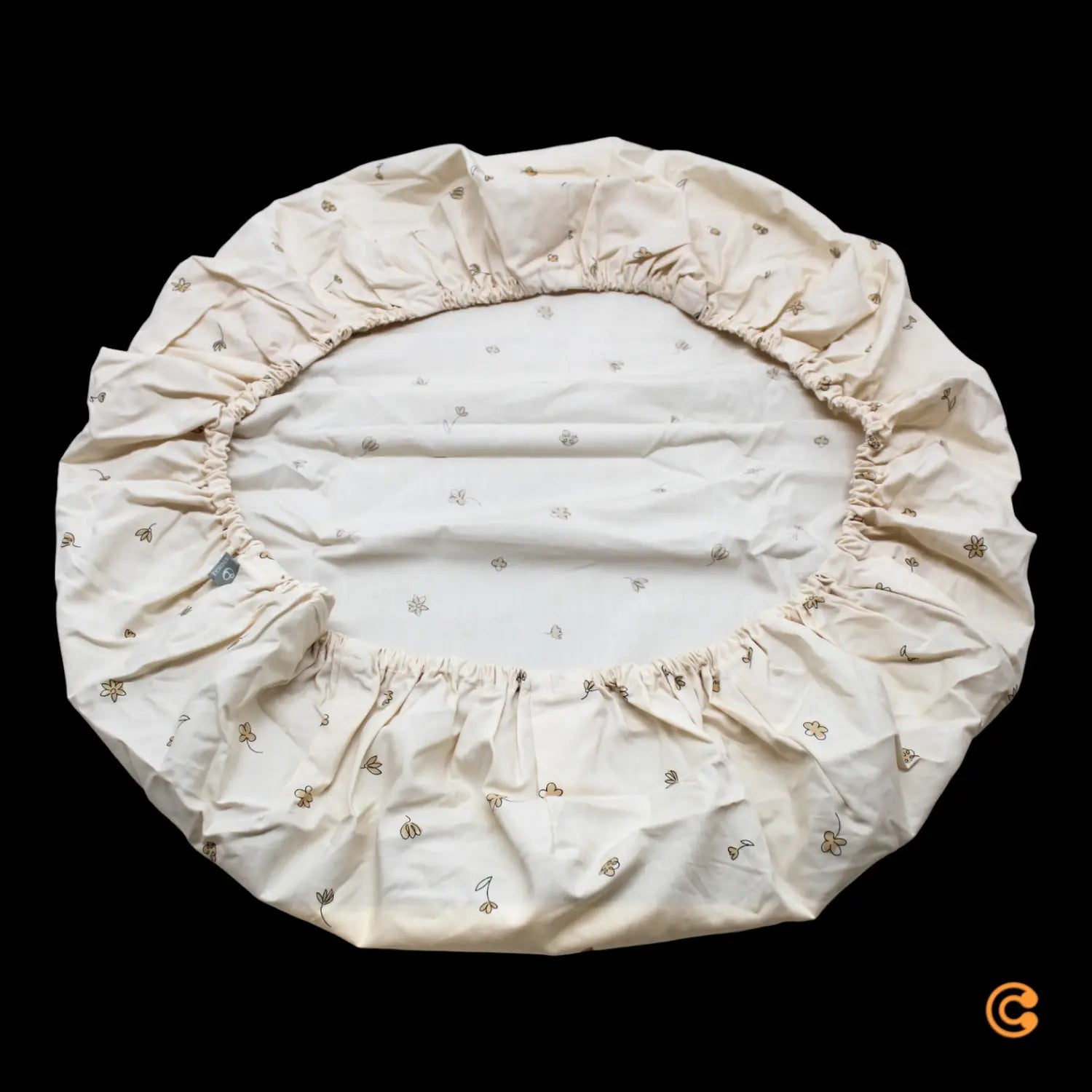 B-Ware Stokke Sleepi Mini V3 Spannbettlaken Bettlaken Baby Bettwäsche Beige Baumwolle