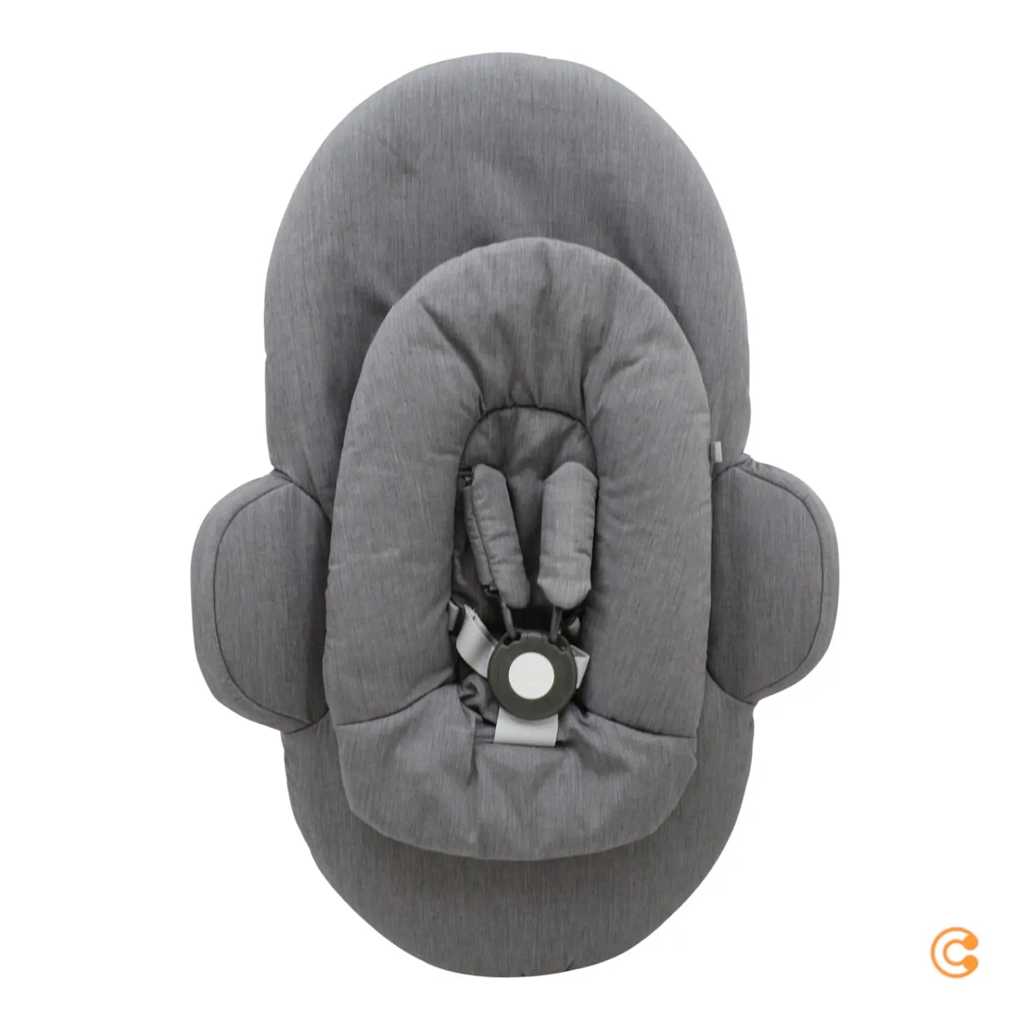 B-Ware Stokke Steps Newborn Set Babyaufsatz Deep Grey White Chassis Sitzverkleinerer - 2000580172607