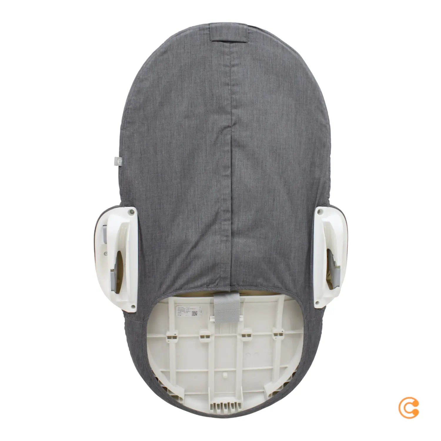 B-Ware Stokke Steps Newborn Set Babyaufsatz Deep Grey White Chassis Sitzverkleinerer - 2000580172607