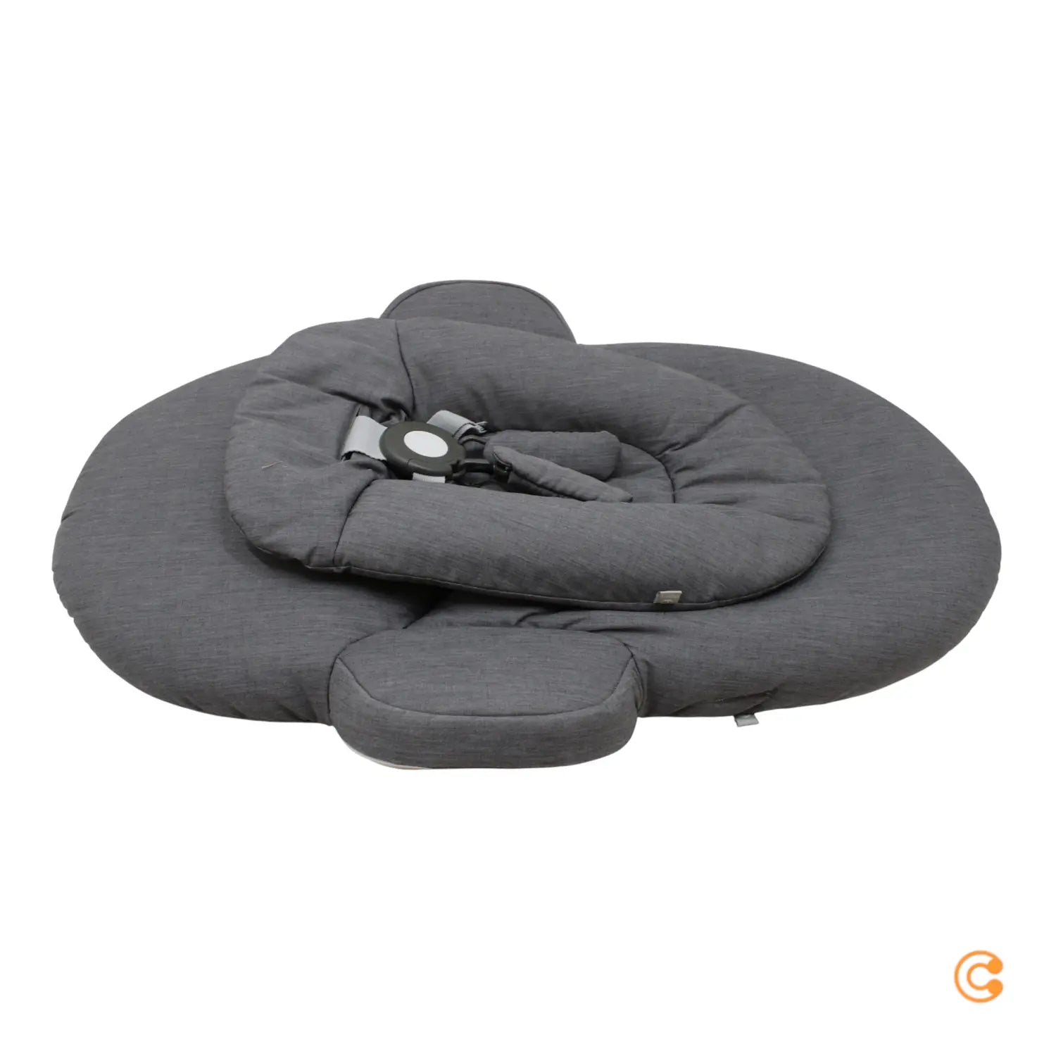 B-Ware Stokke Steps Newborn Set Babyaufsatz Deep Grey White Chassis Sitzverkleinerer - 2000580172607