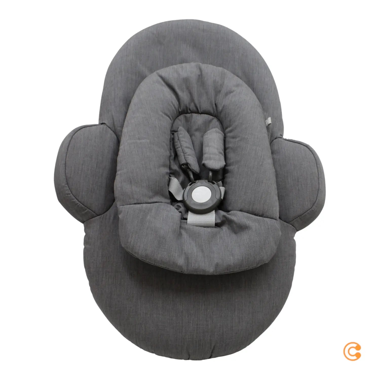 B-Ware Stokke Steps Newborn Set Babyaufsatz Deep Grey White Chassis Sitzverkleinerer - 2000580172607