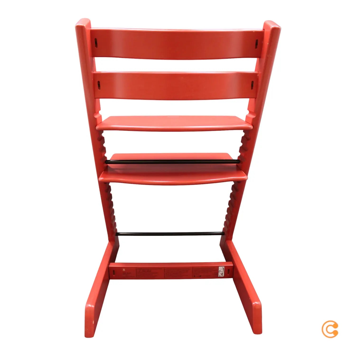 B-Ware Stokke Tripp Trapp Hochstuhl Buche Warm Rot Baby Kinder Stuhl Treppenhochstuhl - 7040351001366