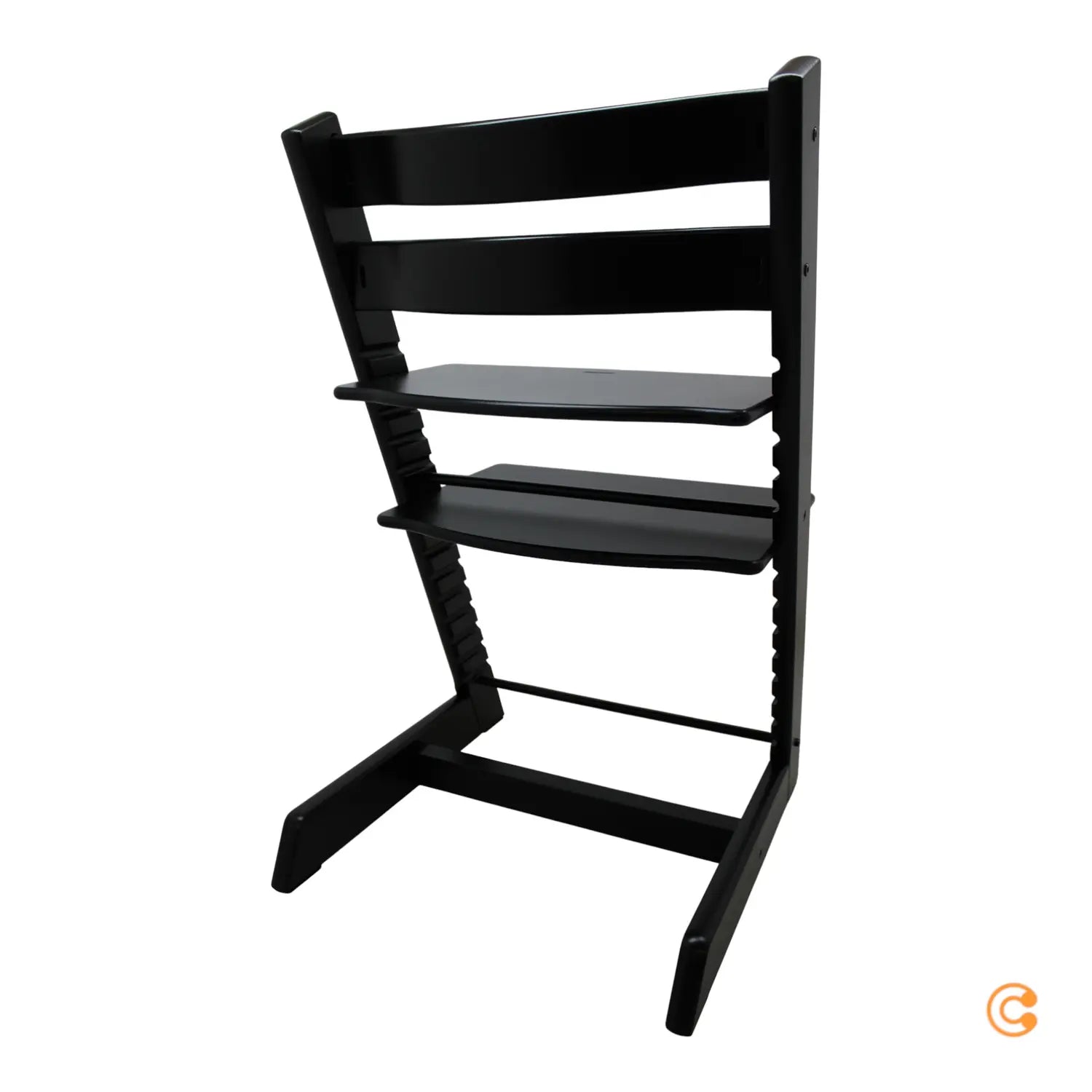 B-Ware Stokke Tripp Trapp Schwarz Eiche Hochstuhl Kinderhochstuhl Stuhl Baby Kinder  - 7040354952023