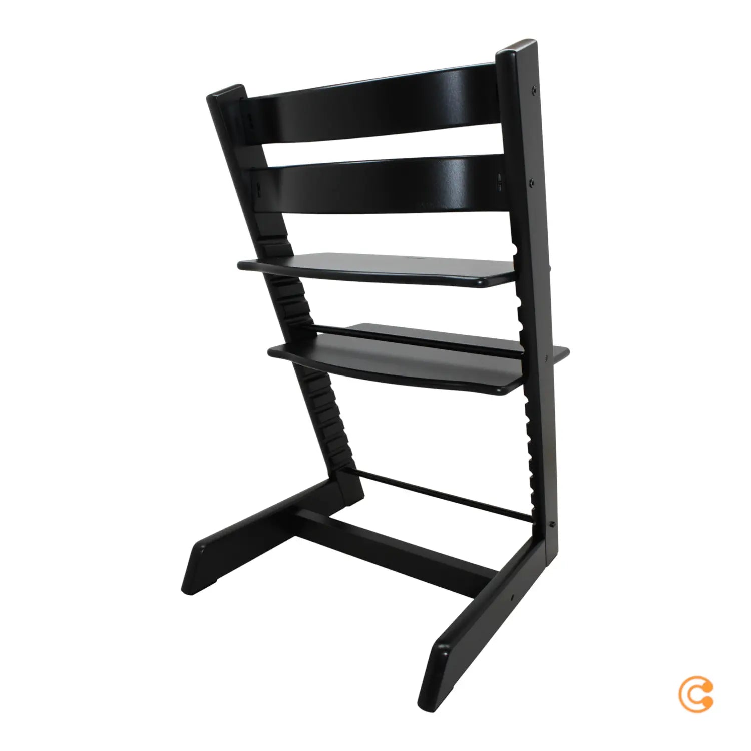 B-Ware Stokke Tripp Trapp Schwarz Eiche Hochstuhl Kinderhochstuhl Stuhl Baby Kinder  - 7040354952023