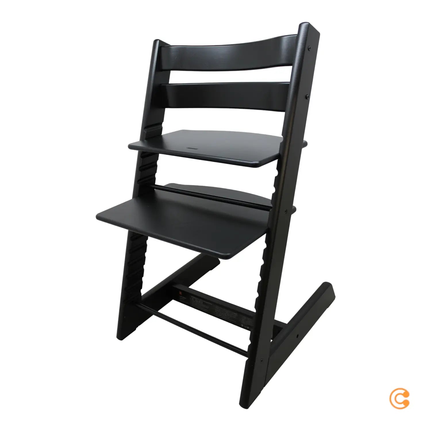 B-Ware Stokke Tripp Trapp Schwarz Eiche Hochstuhl Kinderhochstuhl Stuhl Baby Kinder  - 7040354952023