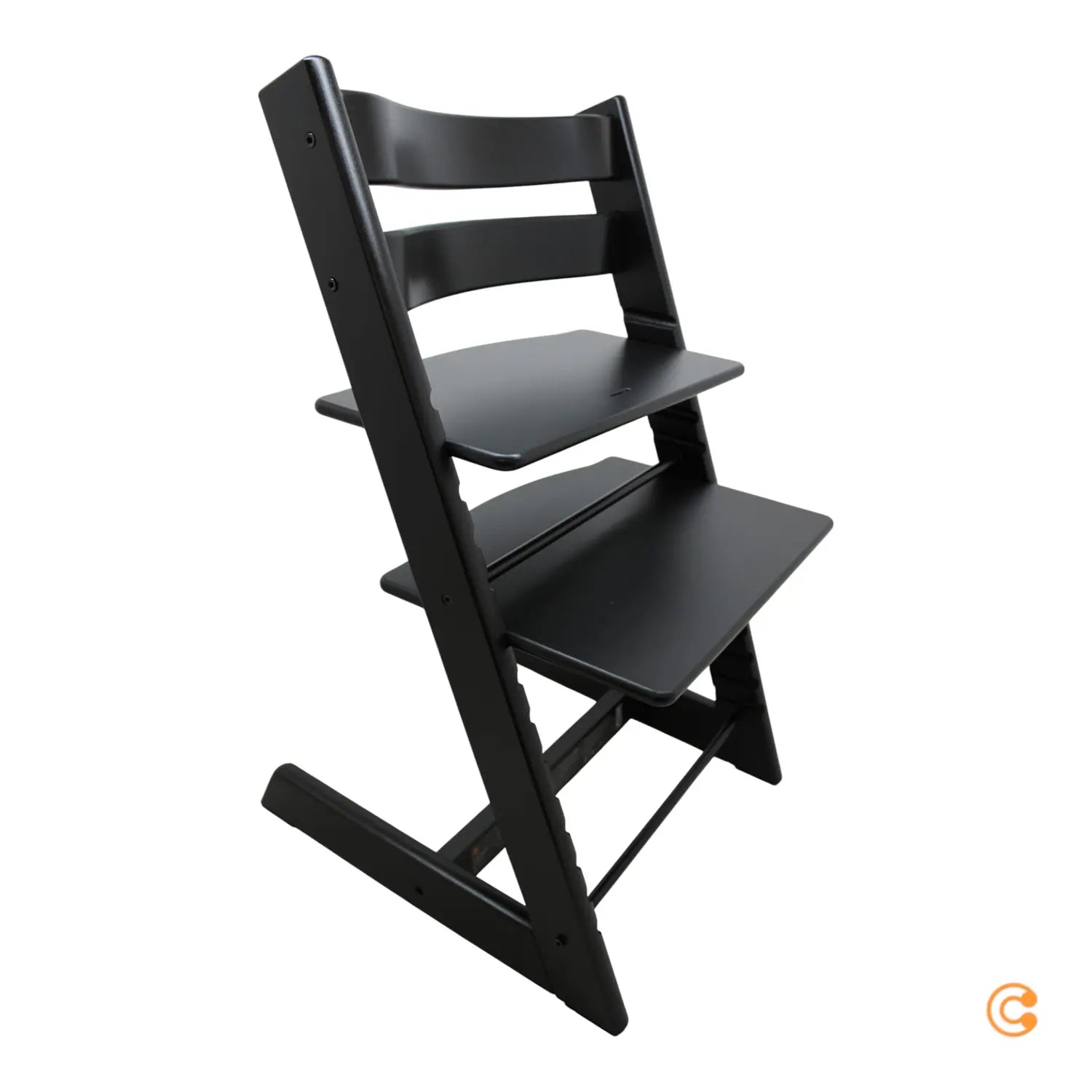 B-Ware Stokke Tripp Trapp Schwarz Eiche Hochstuhl Kinderhochstuhl Stuhl Baby Kinder  - 7040354952023