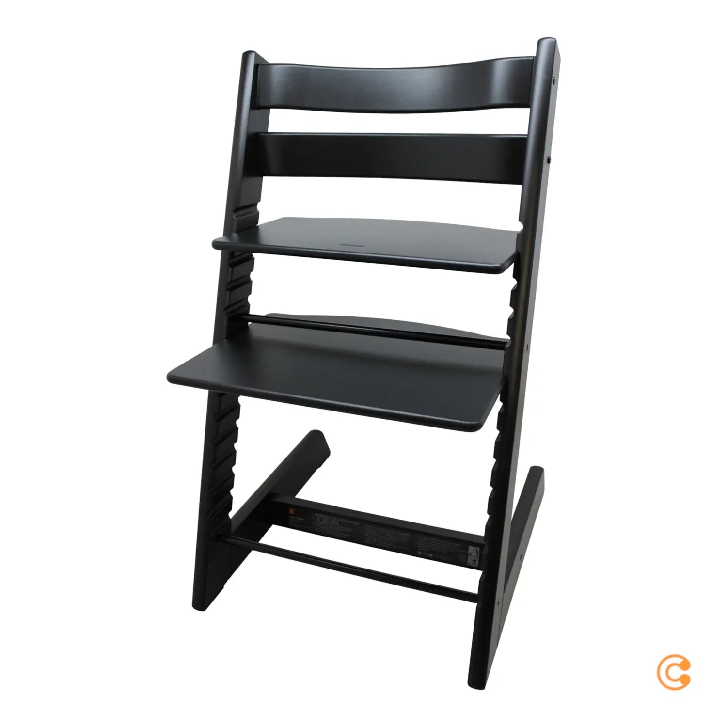 B-Ware Stokke Tripp Trapp Schwarz Eiche Hochstuhl Kinderhochstuhl Stuhl Baby Kinder  - 7040354952023