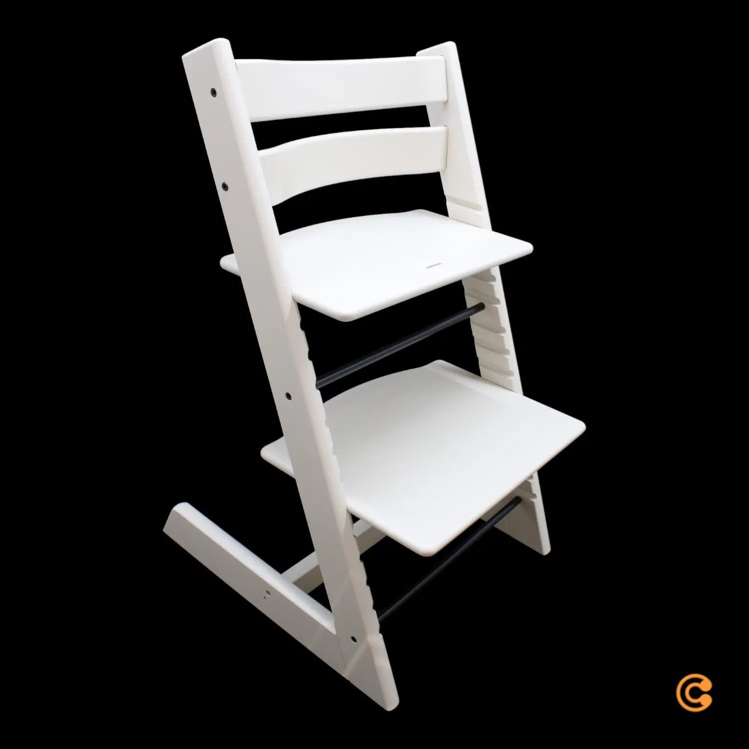 B-Ware Stokke Tripp Trapp Hochstuhl Sitzmöbel Kinderstuhl Vanilla White Holz - 7040351001427