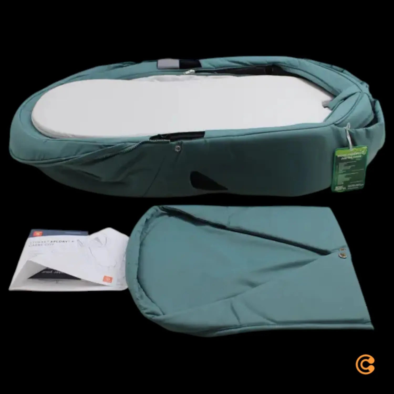 B-Ware Stokke Xplory X Babywanne Tragewanne Kinderwagenzubehör Signature Black Wanne383