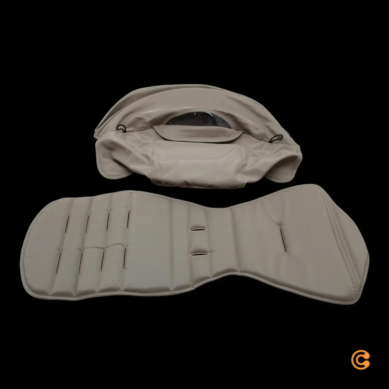 B-Ware Stokke Yoyo³ 6+ Textilset Taupe Verdeckpaket Für Kinderwagen Kinderwagenverdeck