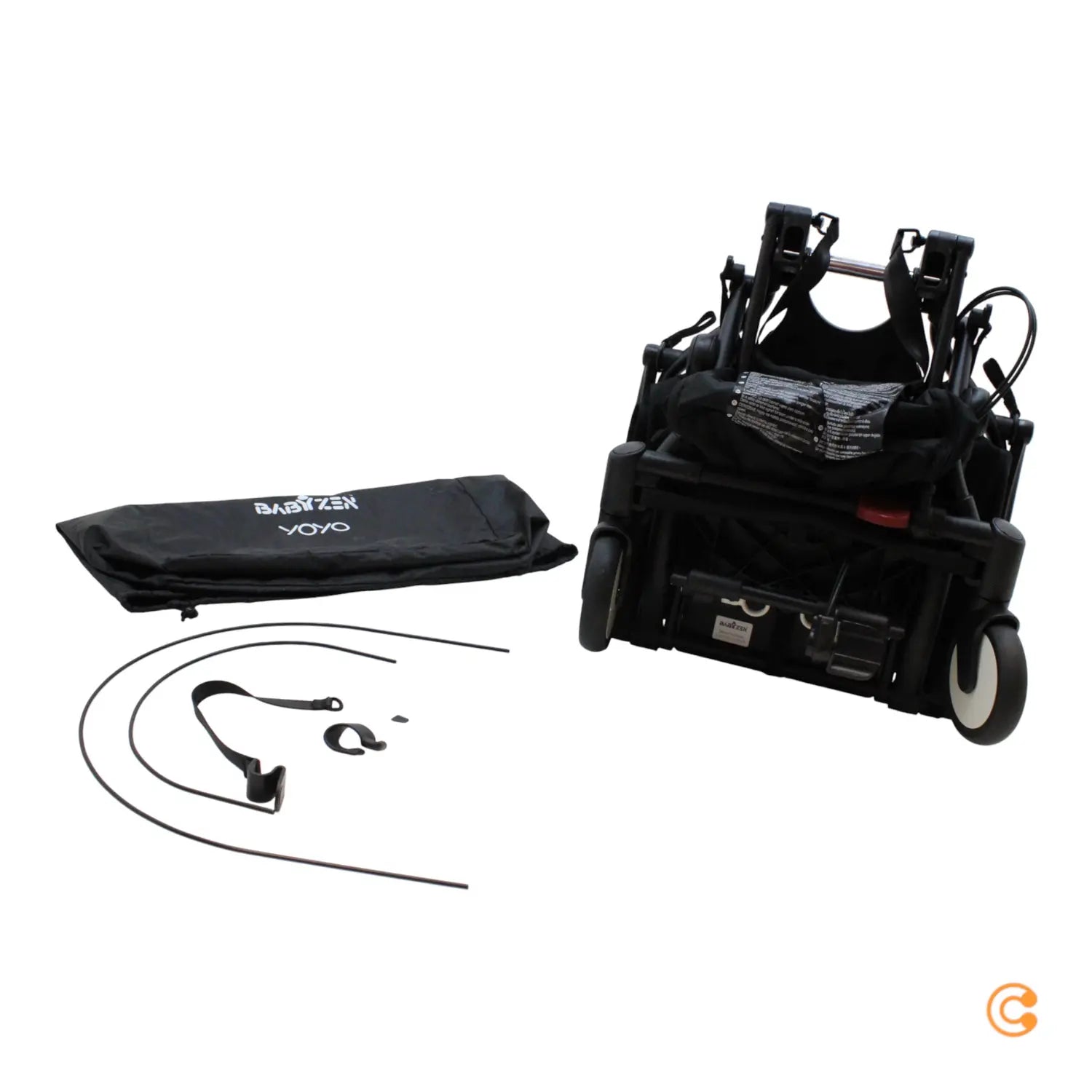 B-Ware Babyzen Gestell Yoyo Connect Kinderwagengestell Babywagengestell Buggy Black