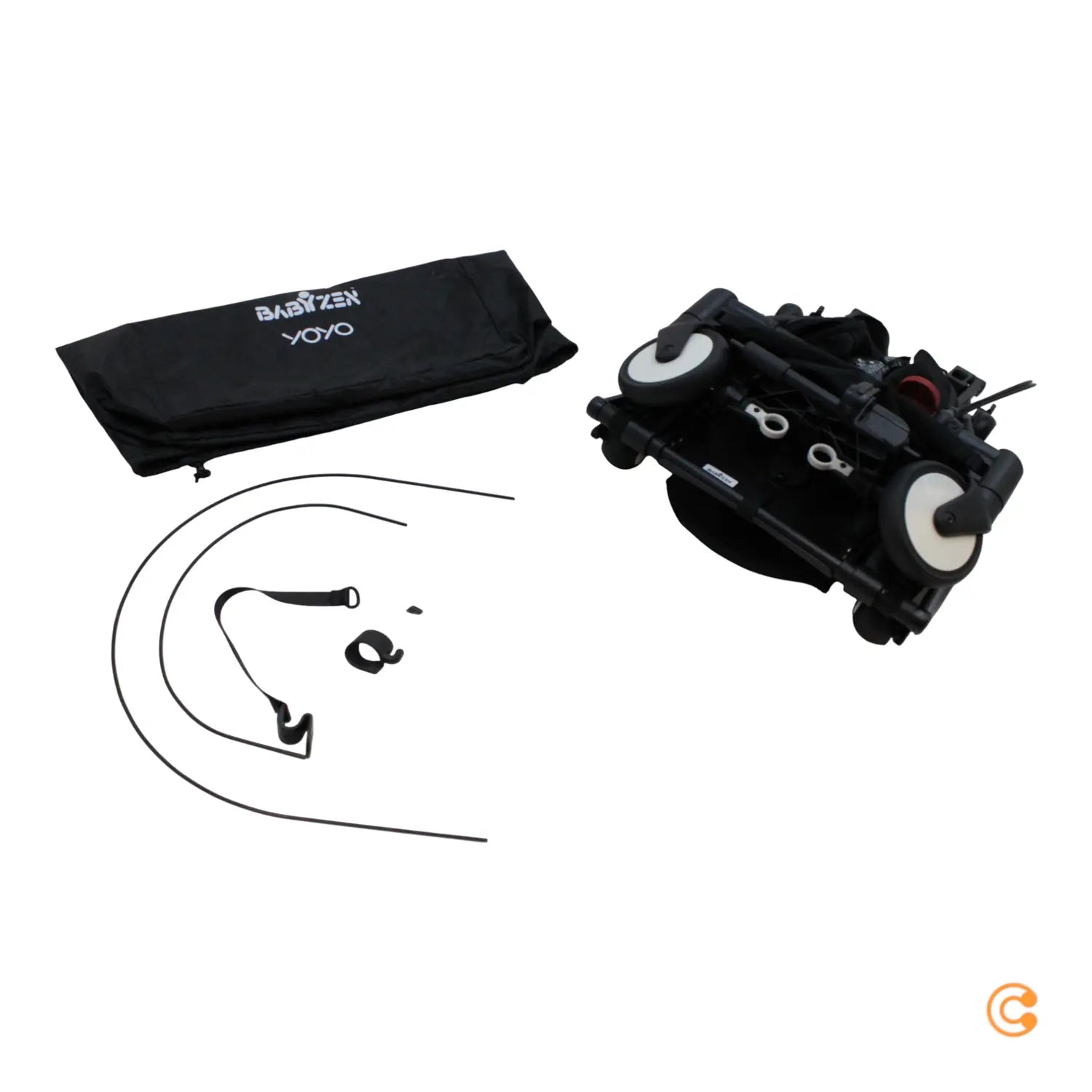 B-Ware Babyzen Gestell Yoyo Connect Kinderwagengestell Babywagengestell Buggy Black