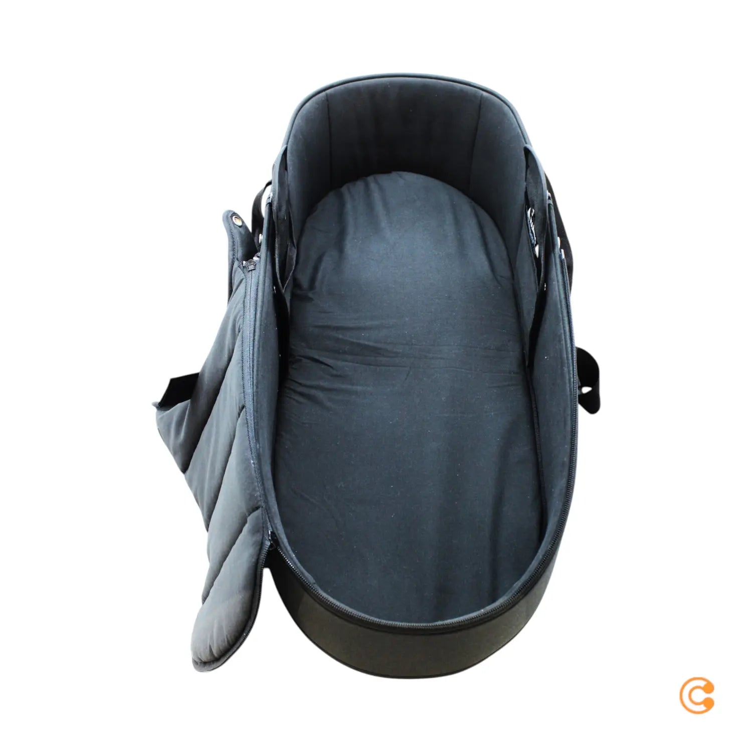B-Ware Stokke Yoyo Liegewanne Babywanne Kinderwagenwanne Black Neugeborenenaufsatz