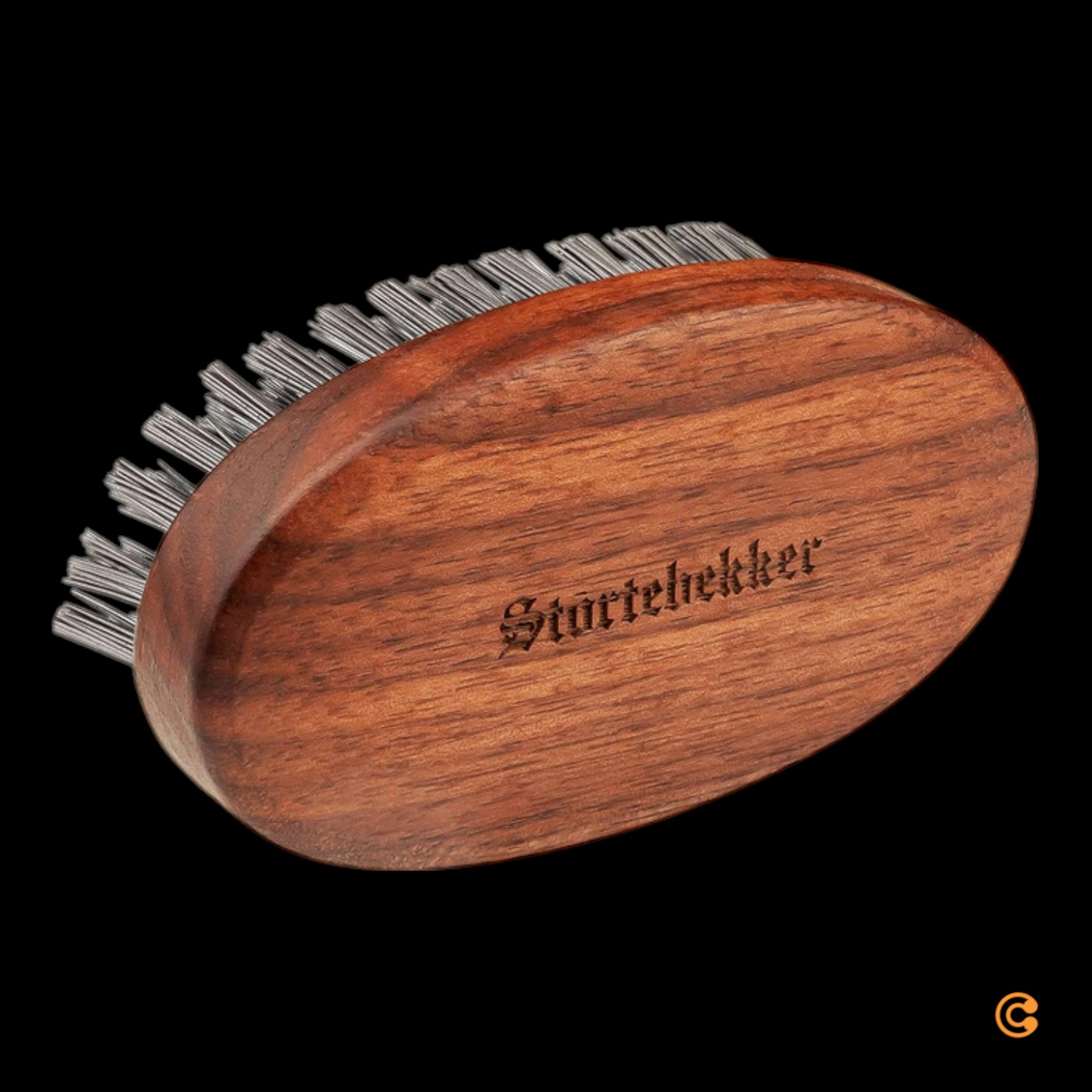 B-Ware Störtebekker Premium Bartbürste Made In Germany Entwirrt Den Bart Nussbaumholz - 4260554490931