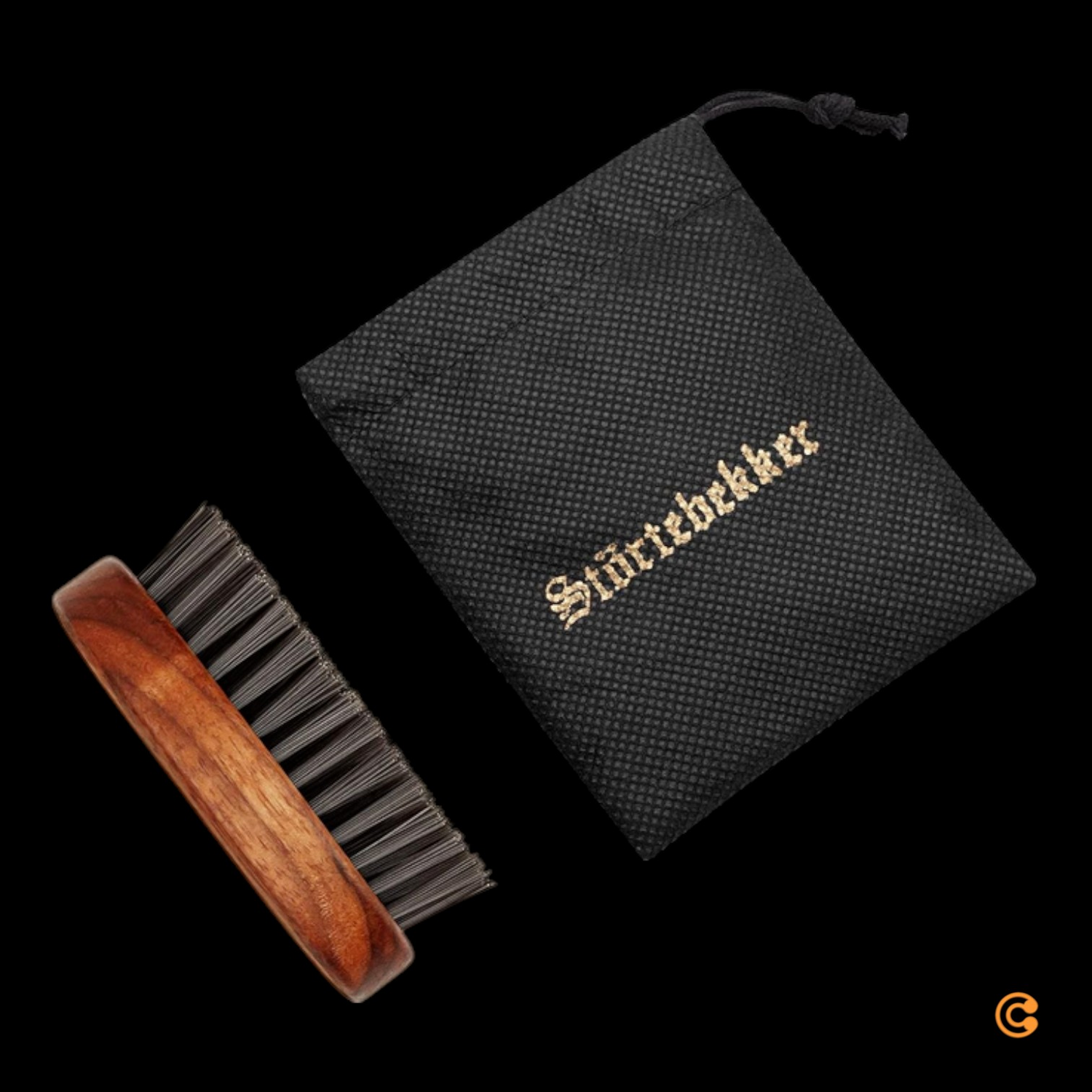 B-Ware Störtebekker Premium Bartbürste Made In Germany Entwirrt Den Bart Nussbaumholz - 4260554490931