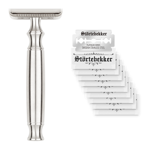 B-Ware Störtebekker Rasierhobel Rasierer Premium Rostock Edelstahl klassische Rasur