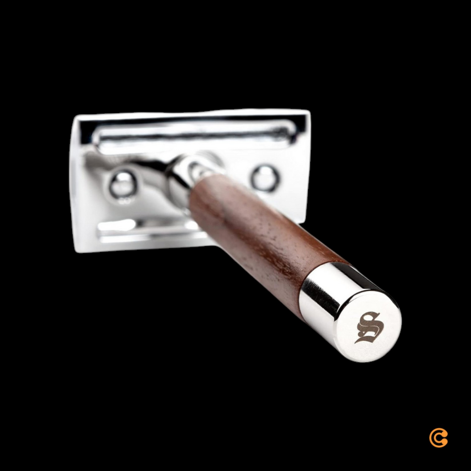 B-Ware Störtebekker Premium Rasierhobel Solingen Rasierer Herrenrasierer Set Walnuss259 - 4260554490511