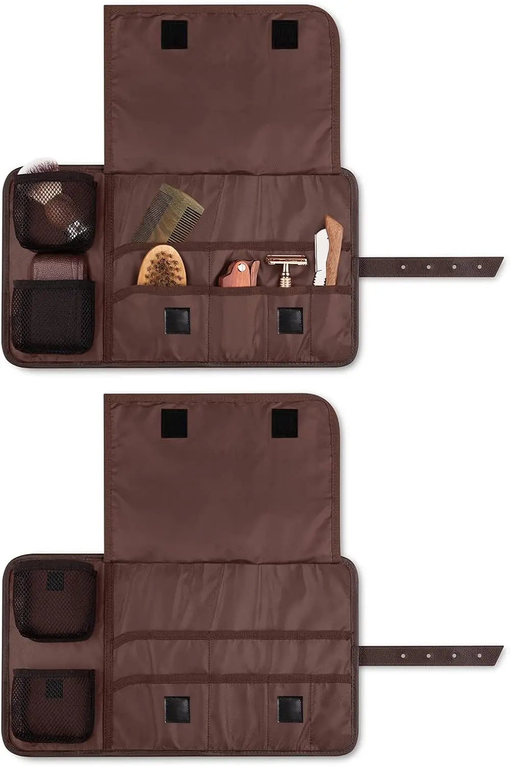 B-Ware Störtebekker Rasiertasche Kulturbeutel Barttasche Leder Rasur Bartguide Prem197 - 4064192376508