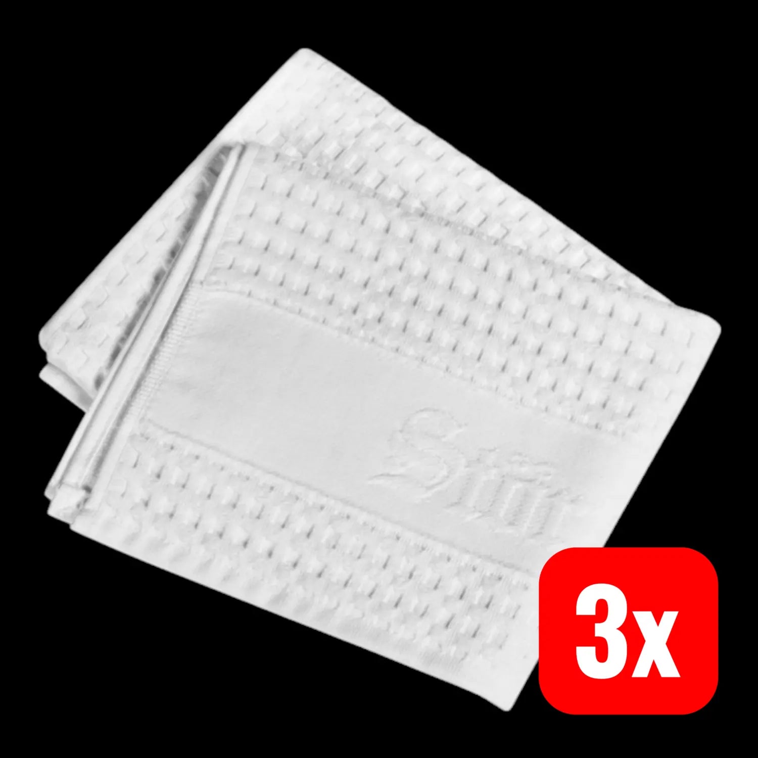 B-Ware Störtebekker Premium Rasiertuch Handtuch 100% Baumwolle Made In Germany 3 Stück - 4260554490535