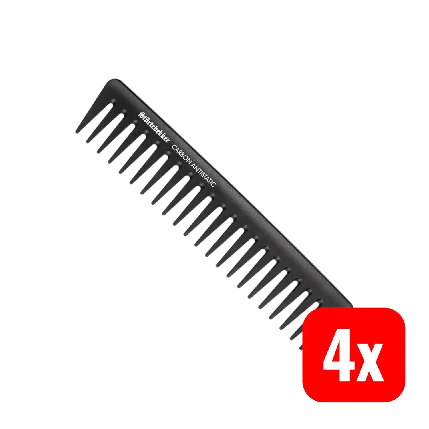 B-Ware Störtebekker Premium Styling Kamm Herren Frisierkamm Bartkamm 4 Stück - 4260554494038