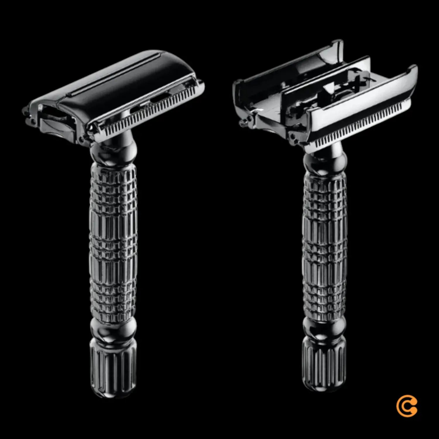 B-Ware Störtebekker Rasierhobel Rasierer Nassrasier 10 Klingen Etui Mit Spiegel Schw701 - 4260554490061