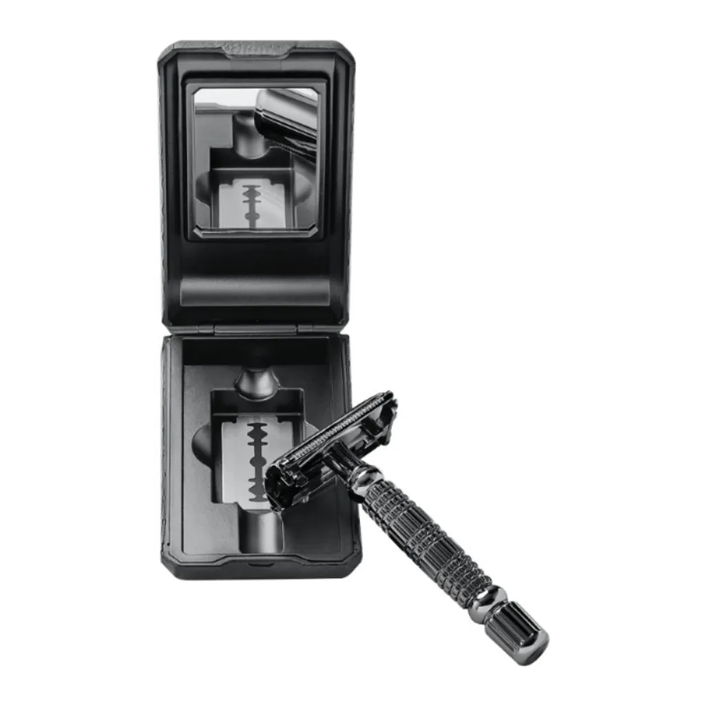 Störtebekker Rasierhobel Rasierer Nassrasier 10 Klingen Spiegel Siehe Text/Foto B-Ware - 4260554490061