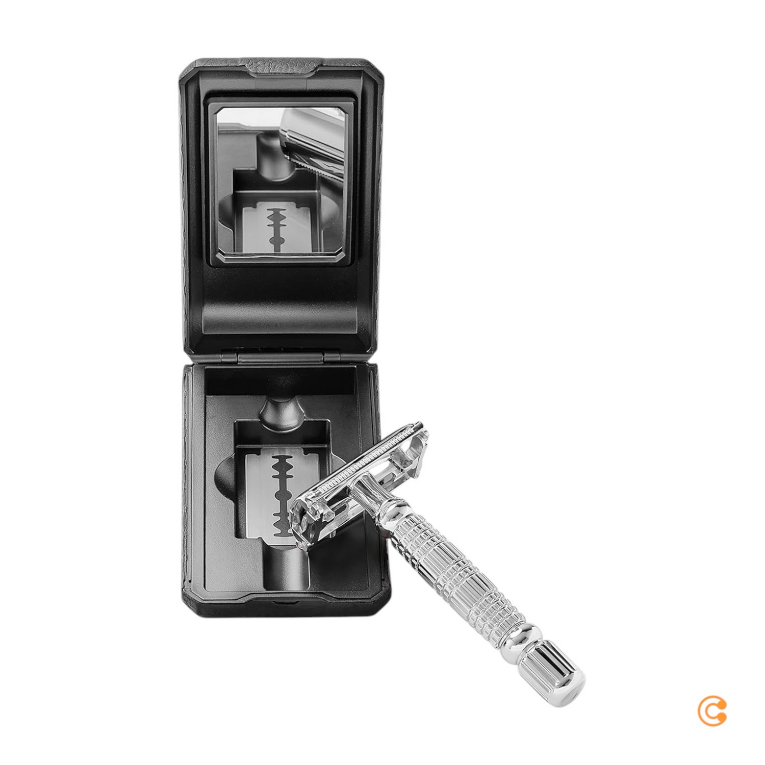 B-Ware Störtebekker Rasierhobel Rasierer Silber Länge 85cm Gewicht 71g 10 Klingen 634 - 4260554490009