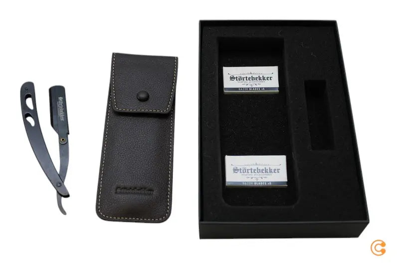 B-Ware Störtebekker Rasiermesser Rasierer Rasierhobel 10 Klingen Etui Siehe Text/F187 - 4260554490108