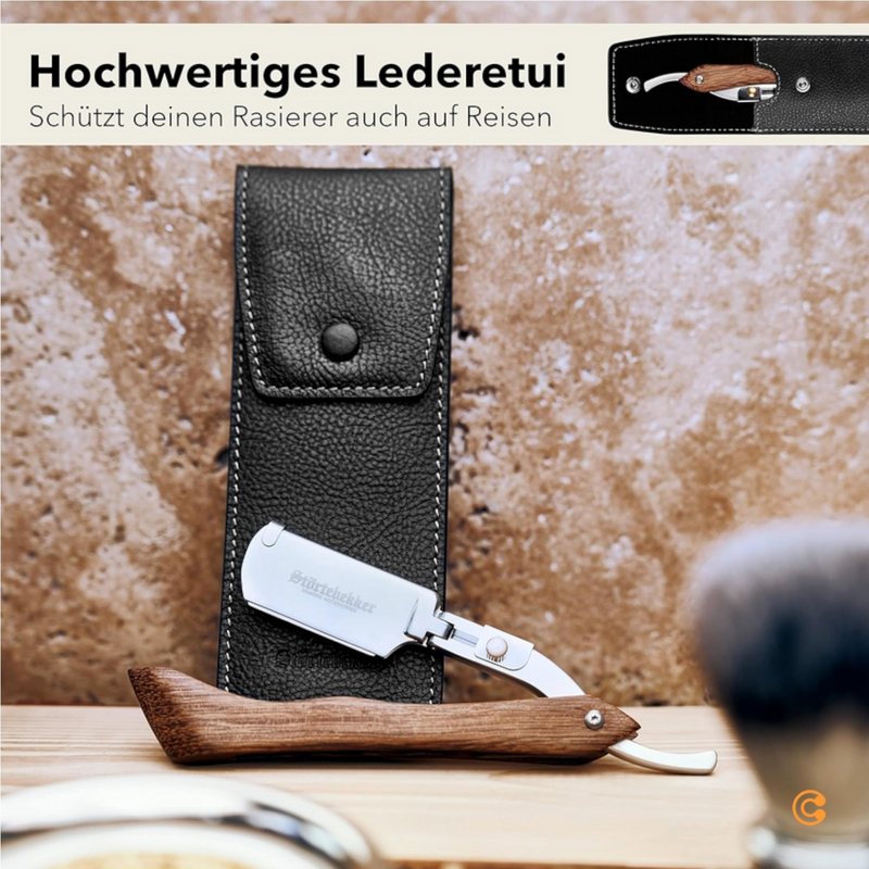Störtebekker Rasiermesser Rasierer Herrenrasierer 10 Klingen Etui Unvollständig B-Ware - 4260554490115