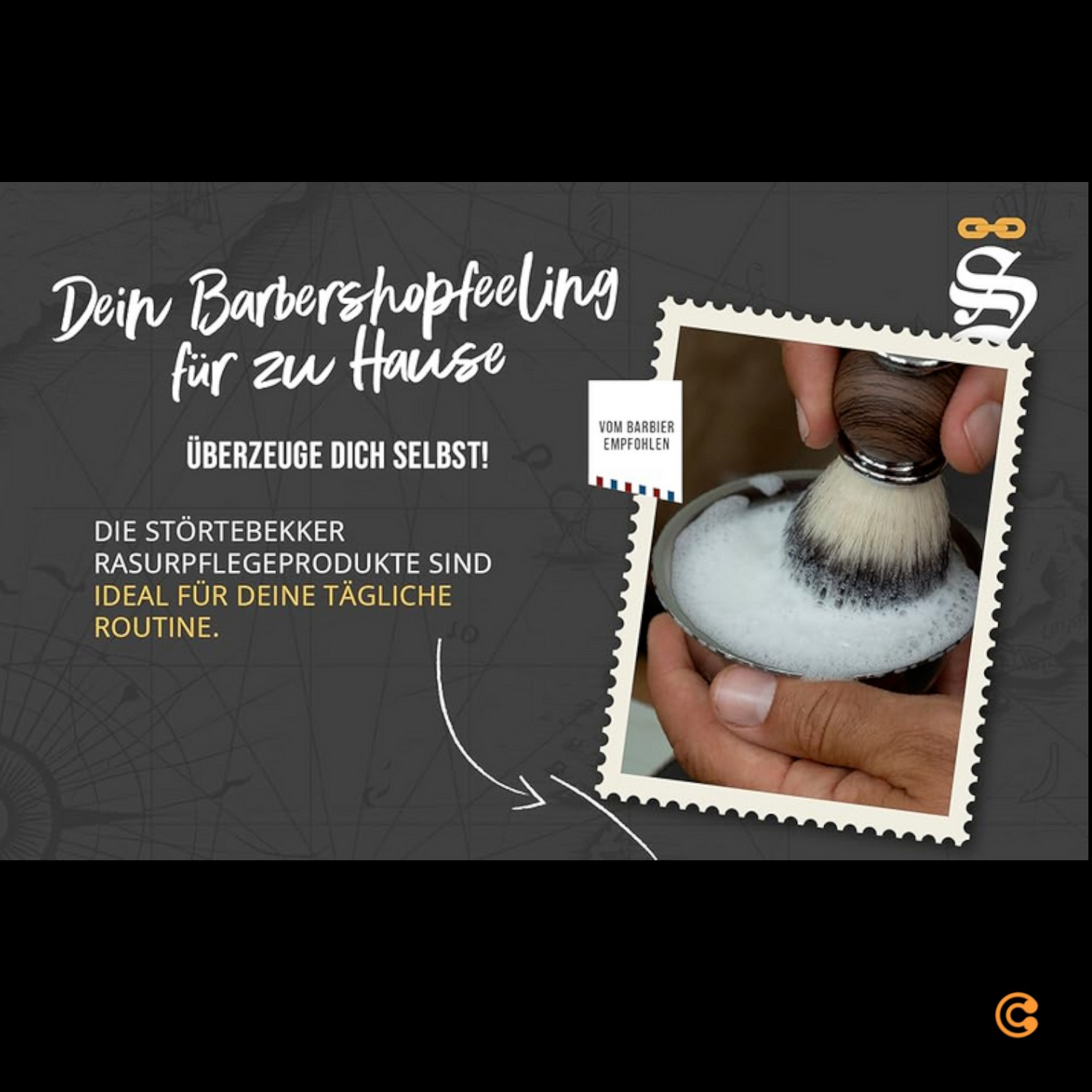 B-Ware Störtebekker Rasierpinsel Rasieren Pinsel Bartpinsel Bartpflege Kunsthaar275 - 4260554490221