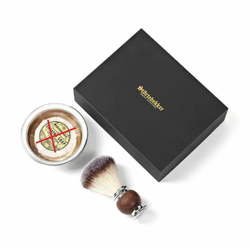 B-Ware Störtebekker Rasierpinselset Rasierbürste Rasur Set Edelstahl Siehe Text/Foto284 - 4260554490153