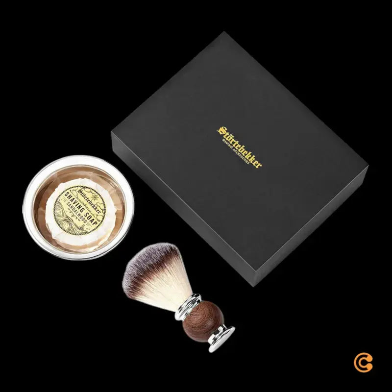 B-Ware Störtebekker Rasierpinselset Rasierbürste Rasur Set Edelstahl Siehe Text/Foto723 - 4260554490153