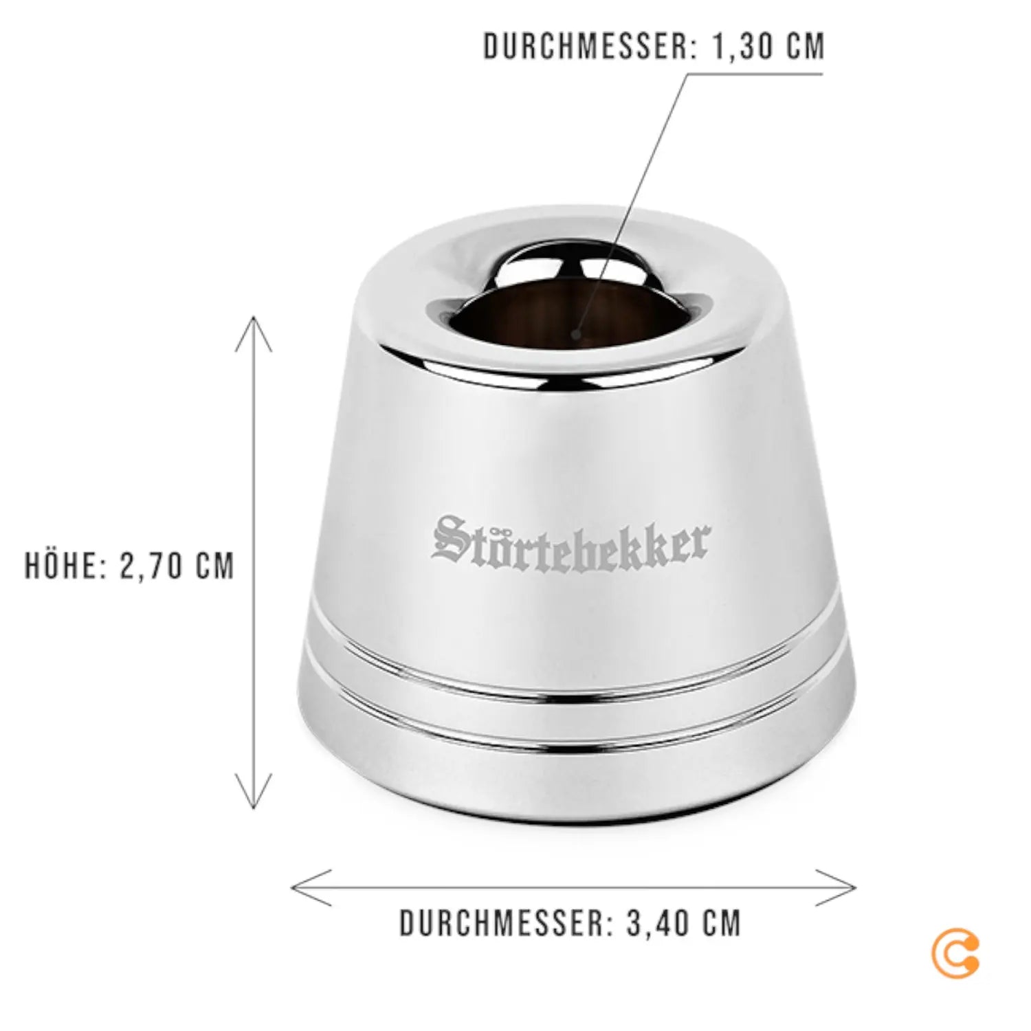 B-Ware Störtebekker Rasierständer Rasierset Ständer Rasierhobel Halter Schwarz 3 Stück - 4260554492768