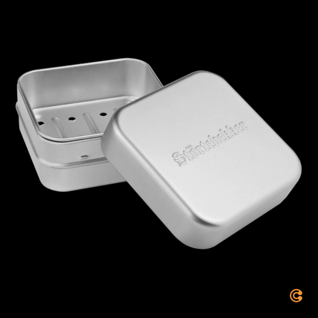 Störtebekker Premium Seifendose Mit Abtropfgitter Für Rasierseife 12 Stück B-Ware - 4260554491792