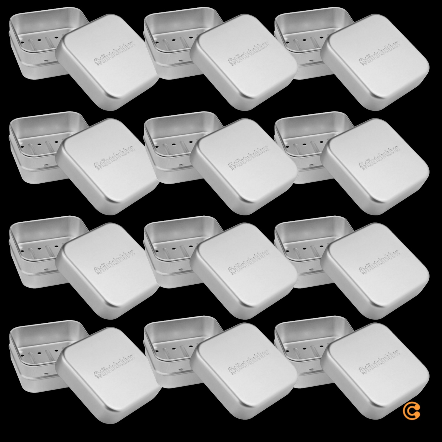 Störtebekker Premium Seifendose Mit Abtropfgitter Für Rasierseife 12 Stück B-Ware - 4260554491792