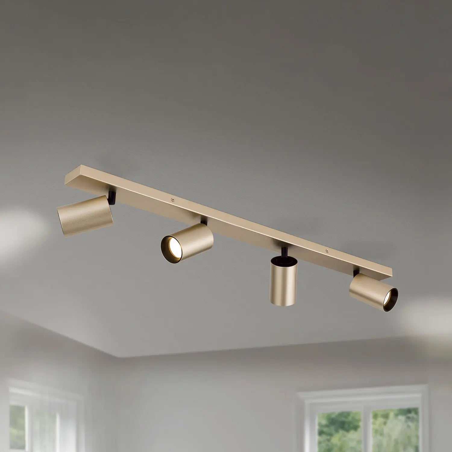 B-Ware Orion Strahler Sean Deckenlampe Deckenlicht 4 Flg Gold Metall Siehe Text/Foto - 9003090277681
