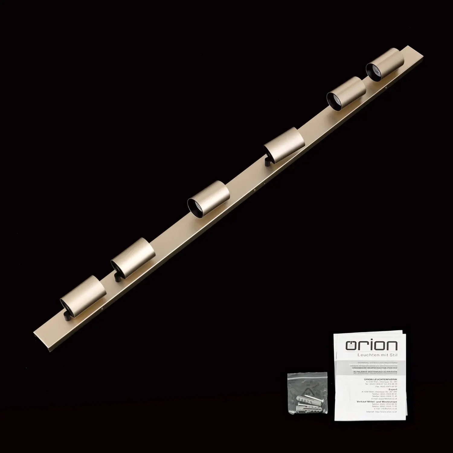 B-Ware Strahler Sean Goldfarben Metall Schwenkbar Deckenstrahler Deckenlampe Lampe S19 - 9003090277698