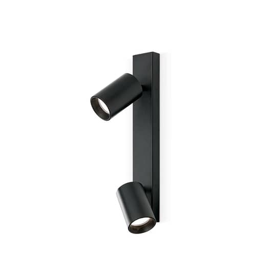 B-Ware Orion Strahler Sean Zweiflammig Schwarz Wandstrahler Wandleuchte Wandlicht Gu10 - 9003090267866