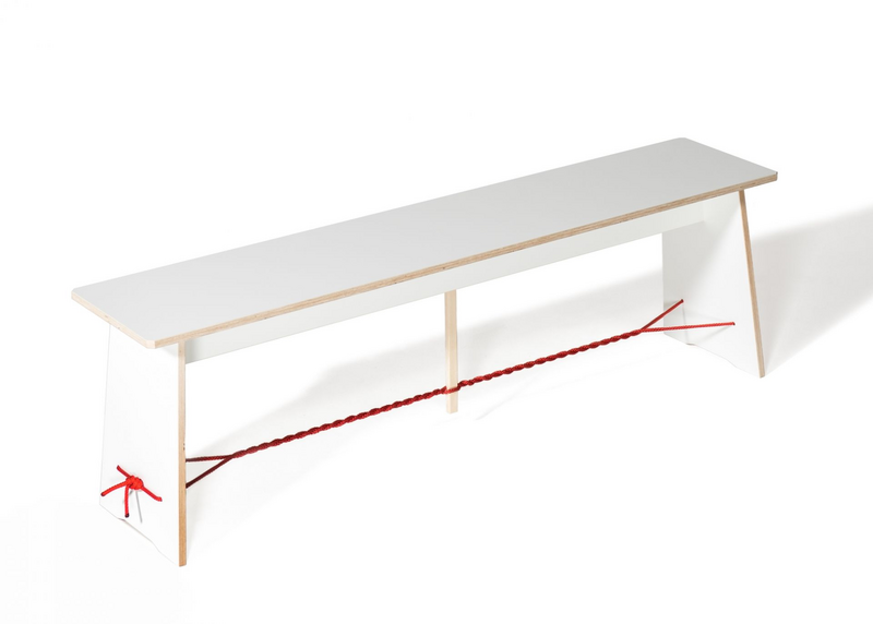 Nils Holger Moormann Langer Max Sitzbank Bank 180cm Schwarz B-Ware - 1099082