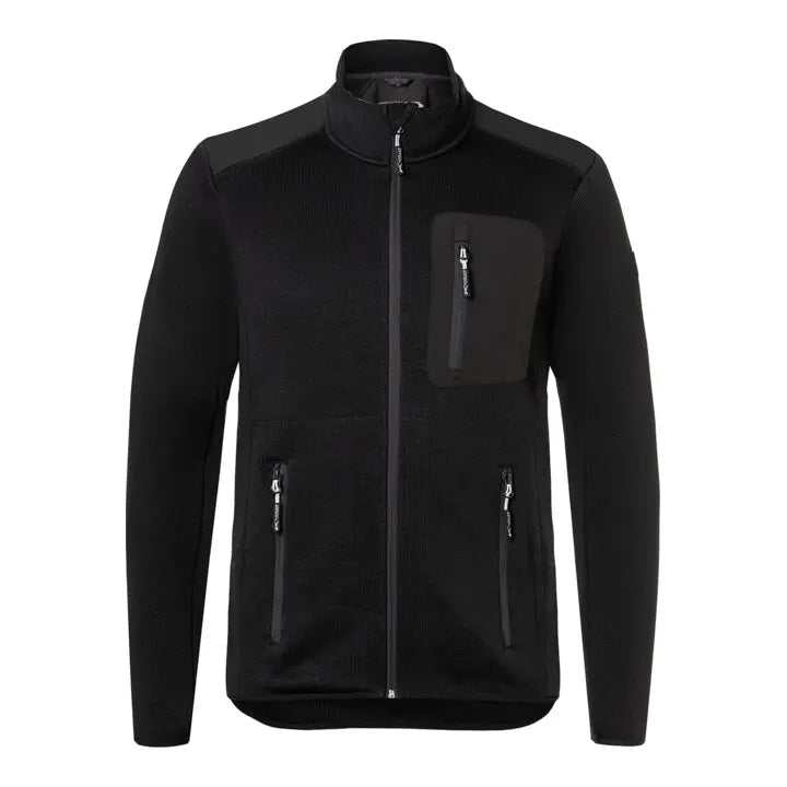 B-Ware Kübler Strickjacke Jacke Schwarz Weather Körperbetont Reißverschluss Größe Xl - 4053813615264