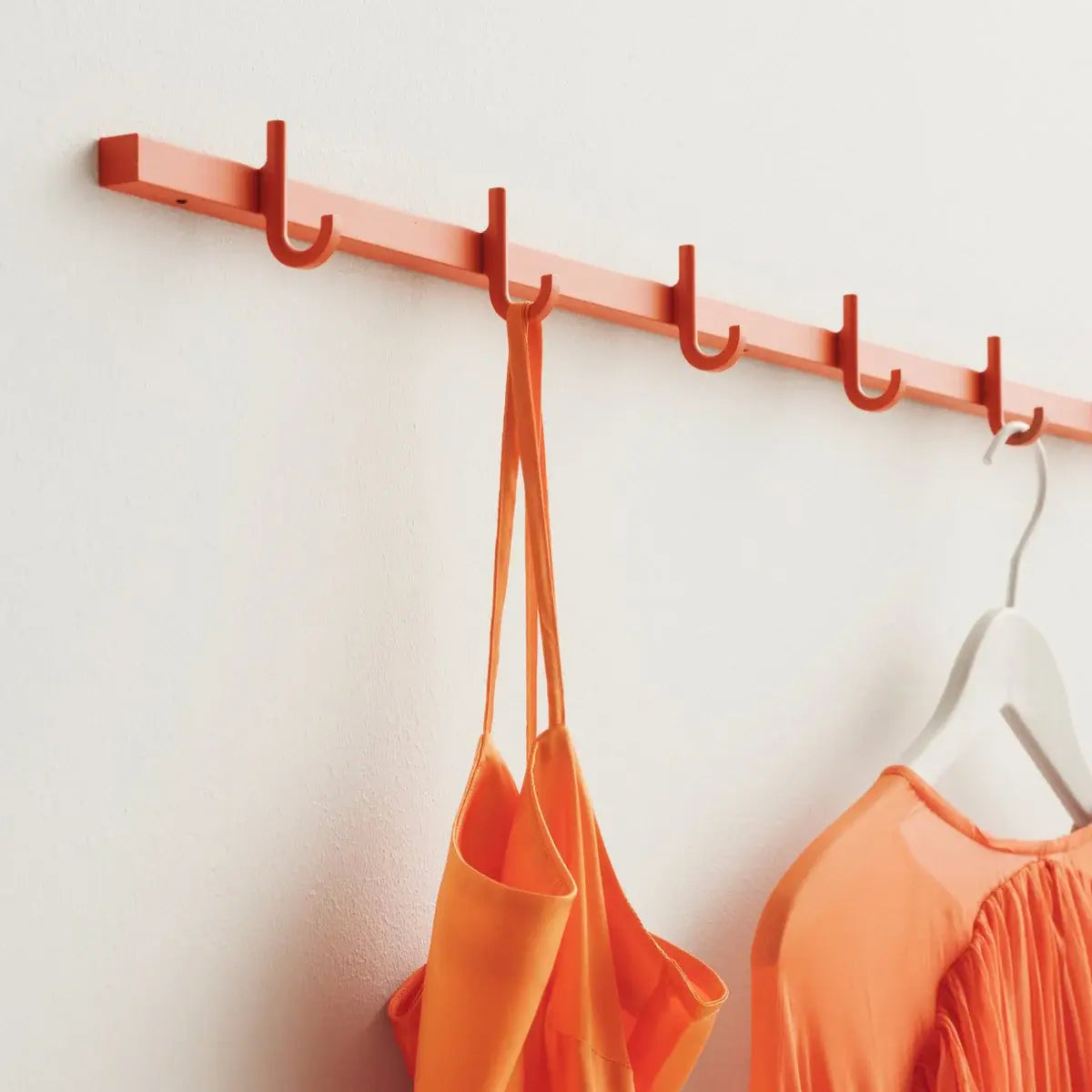 B-Ware String Hakenleiste Garderobenleiste Wandgarderobe Aluminium Beige Groß 123 Cm - 7350038276889