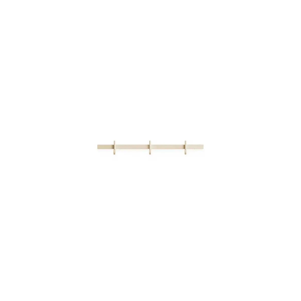 B-Ware String Relief Hakenleiste Garderobenleiste Wandhakenleiste Beige Alu Stahl Haken - 7350038276780