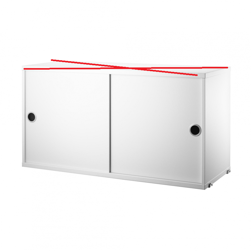 String Schrankmodul Schiebetür Kommode Sideboard Wandboard Siehe Text/Foto B-Ware - 7350038270399