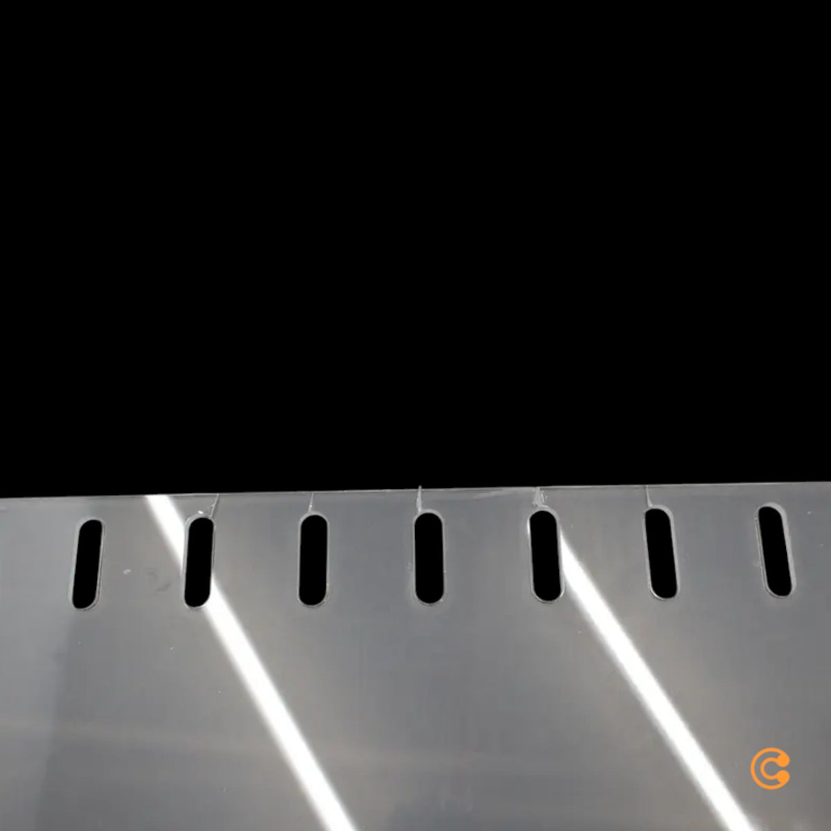 String Seitenwand Plexiglas Regalwand Bücherregal klar 2er Pack SIEHE TEXT/FOTO - 7350038273222